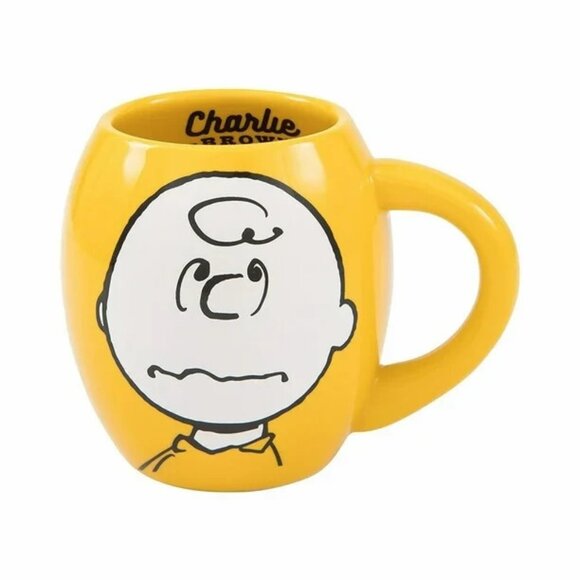 Peanuts Charlie Brown Good Grief! Ceramic Mug 18 oz – Fun, Durable Drinkware - Picture 1 of 2